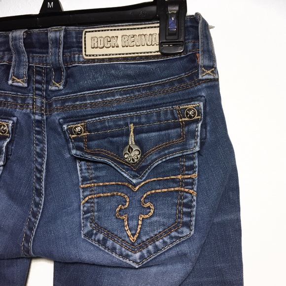 Rock Revival Denim - Rock Revival Jessica Skinny Jean 25 0 Hemmed